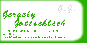 gergely gottschlich business card